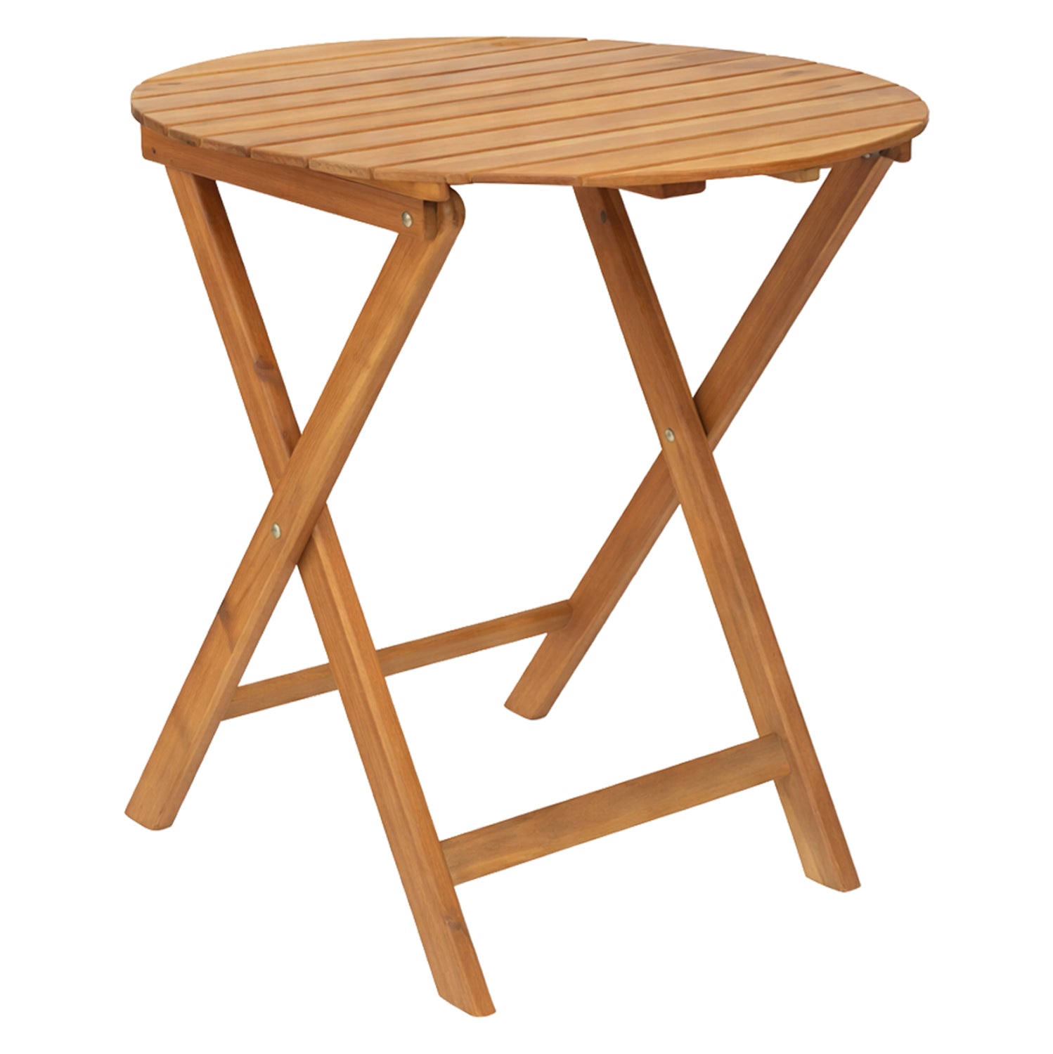 DIRECTOR'S ROUND TABLE TRUYEN HM6536 ACACIA WOOD IN NATURAL Φ60x74Hcm.