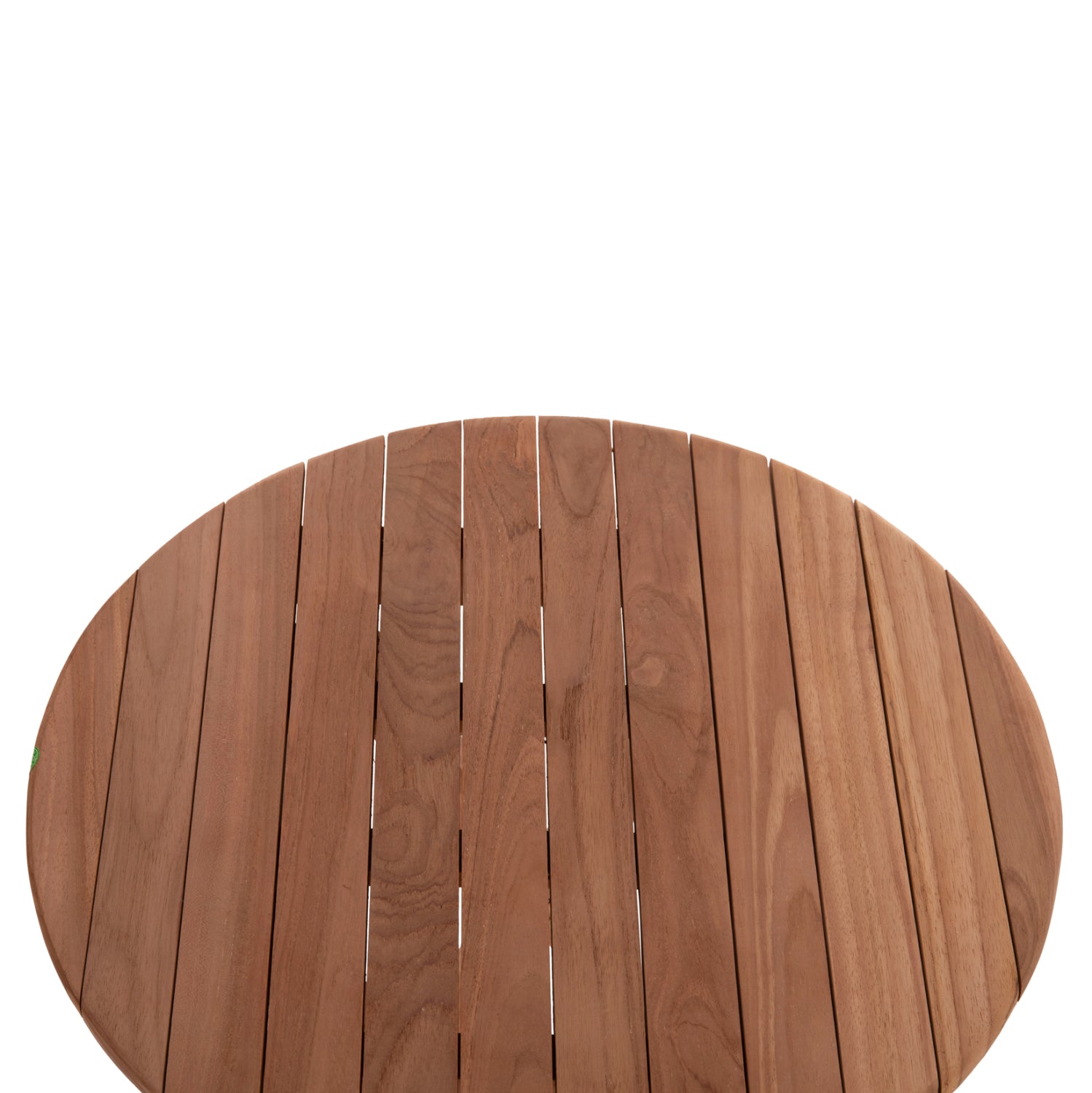 FOLDABLE ROUND TABLE HEIDEL HM18120 TEAK WOOD--NATURAL COLOR Φ60x75Hcm.