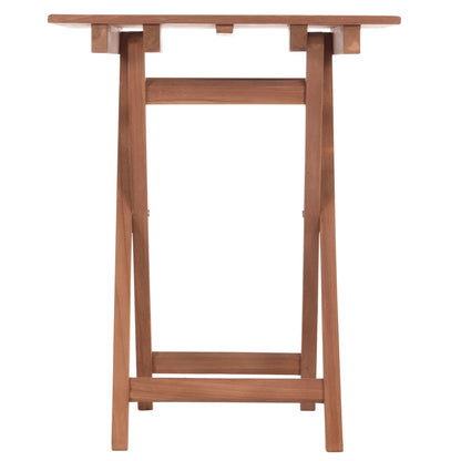 FOLDABLE SQUARE TABLE HEIDEL HM18121 TEAK WOOD--NATURAL COLOR 60x60x75Hcm.