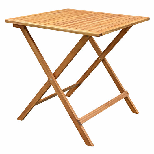 DIRECTOR'S SQUARE TABLE TRUYEN HM6538 ACACIA WOOD IN NATURAL 70x70x74Hcm.