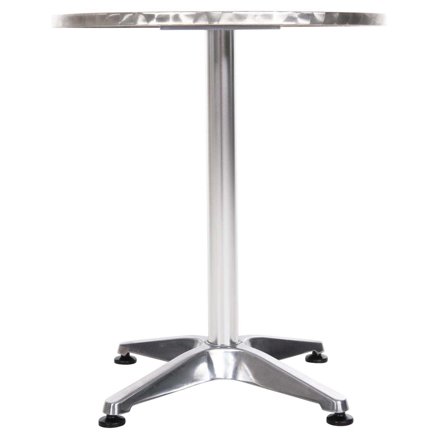 ROUND ALUMINUM TABLE FRODO HM5539 METALLIC COLOR-4-PRONGED BASE Φ59,5x69,5Hcm.