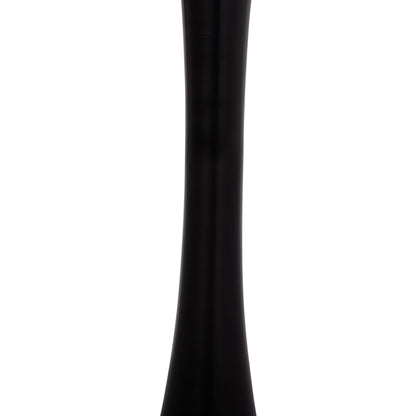 ROUND DINING TABLE BROLIN HM18141.02 MDF TOP-METAL BASE--BLACK Φ90x73Hcm.