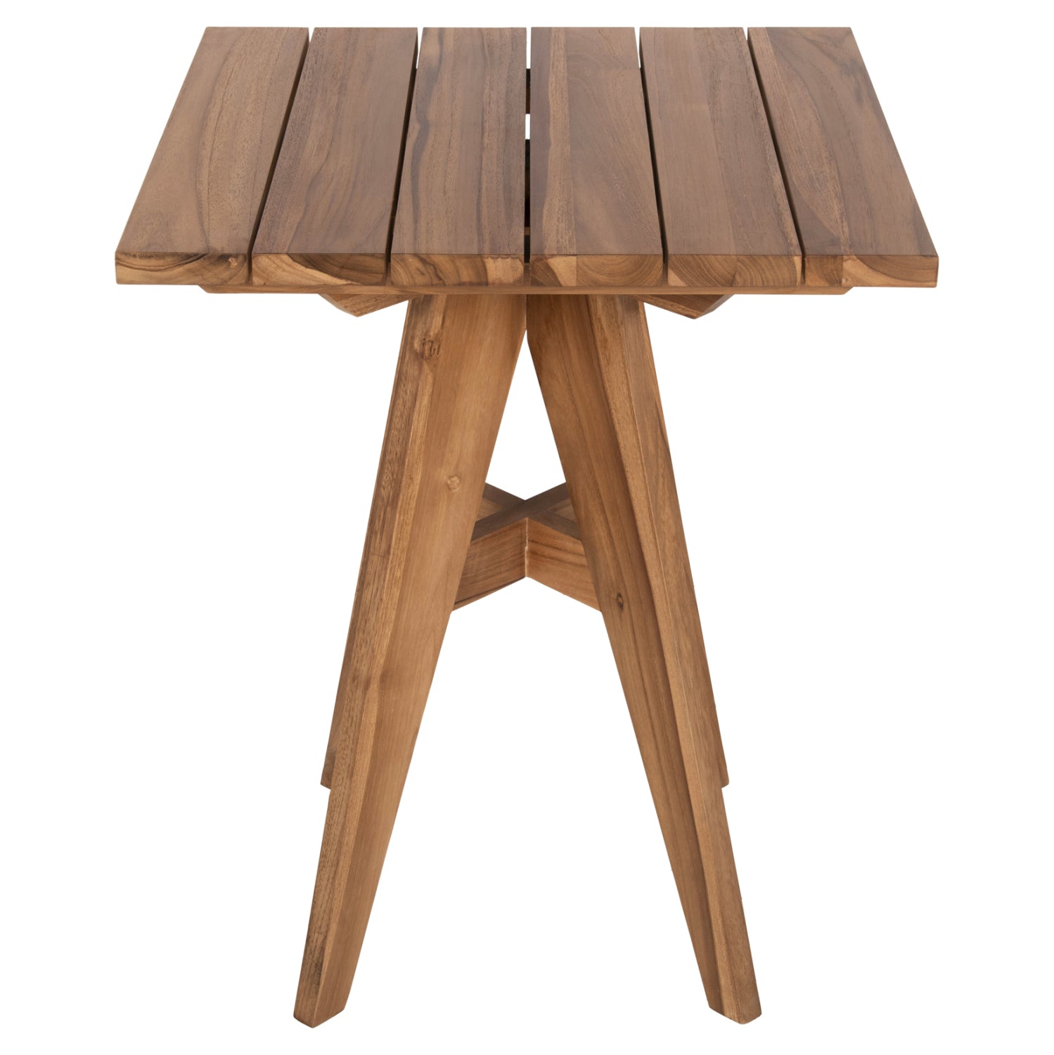 OUTDOOR SQUARE DINING TABLE LEO HM9860.11 TEAK WOOD 60x60x75Hcm.