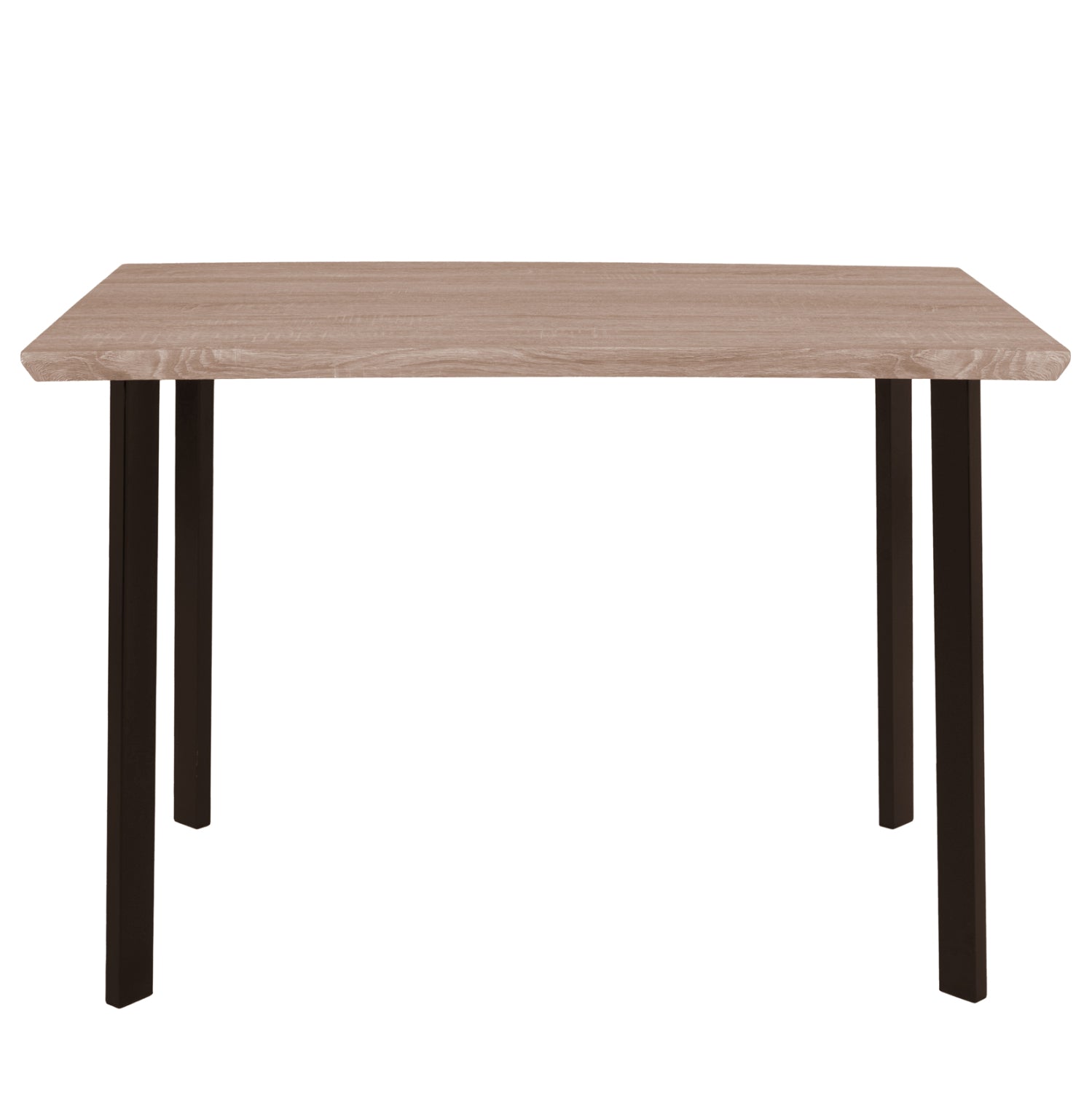 Dining Table 110x70 sonama with black legs HM8333