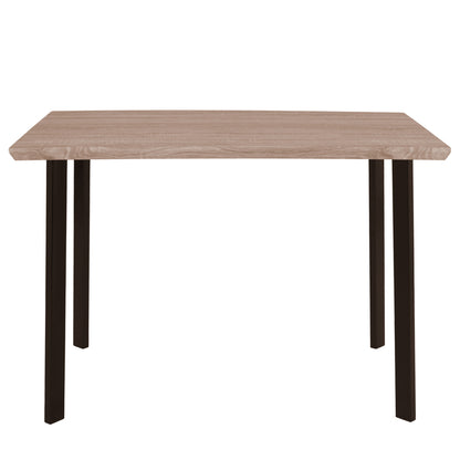 Dining Table 110x70 sonama with black legs HM8333