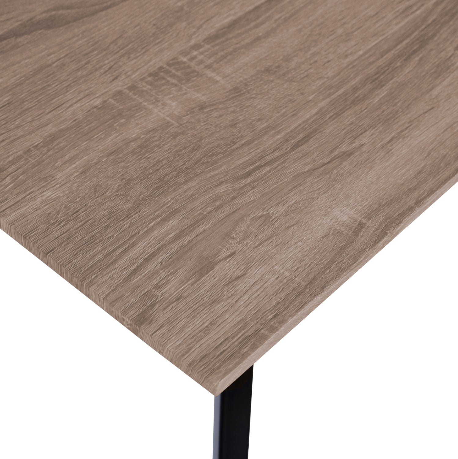 Dining Table 140x80 sonama with black legs HM8374