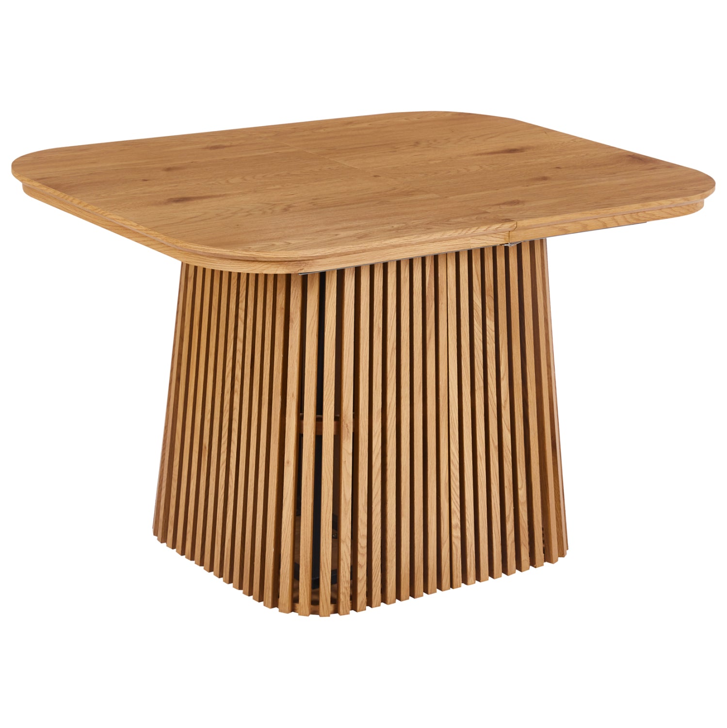 EXTENDABLE DINING TABLE VERLO HM18436 MDF IN NATURAL WOOD COLOR 120/150/180x90x75Hcm.