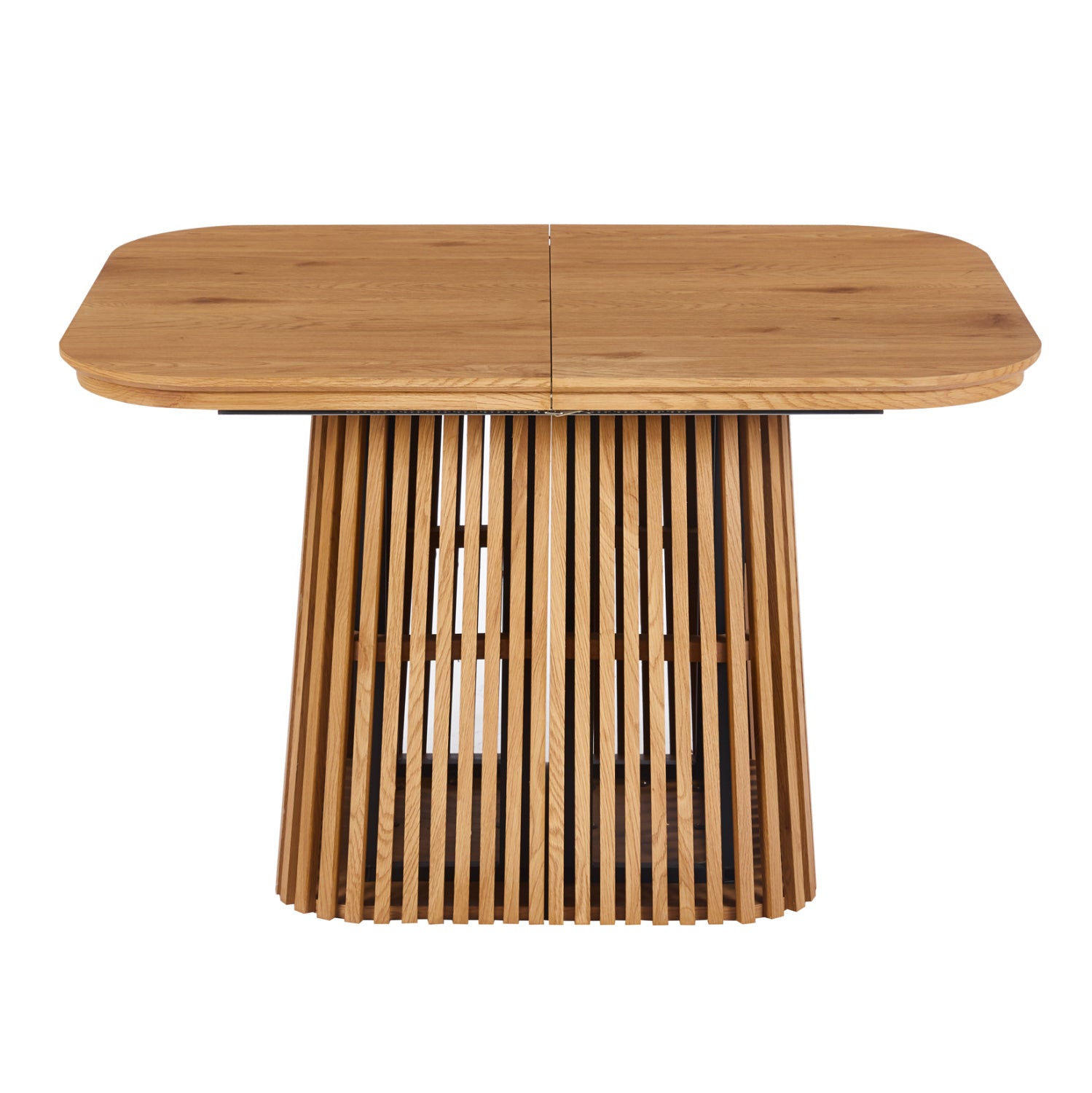 EXTENDABLE DINING TABLE VERLO HM18436 MDF IN NATURAL WOOD COLOR 120/150/180x90x75Hcm.
