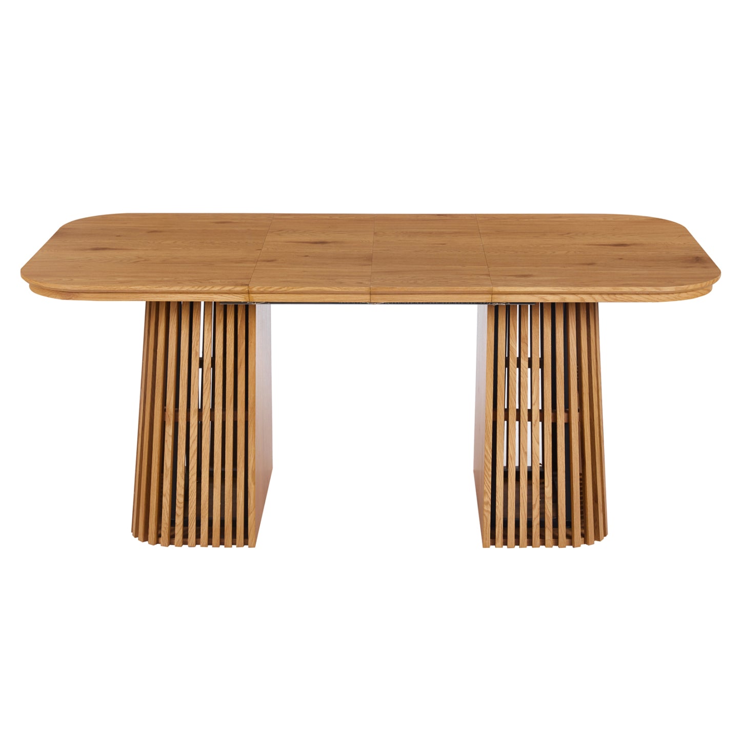 EXTENDABLE DINING TABLE VERLO HM18436 MDF IN NATURAL WOOD COLOR 120/150/180x90x75Hcm.