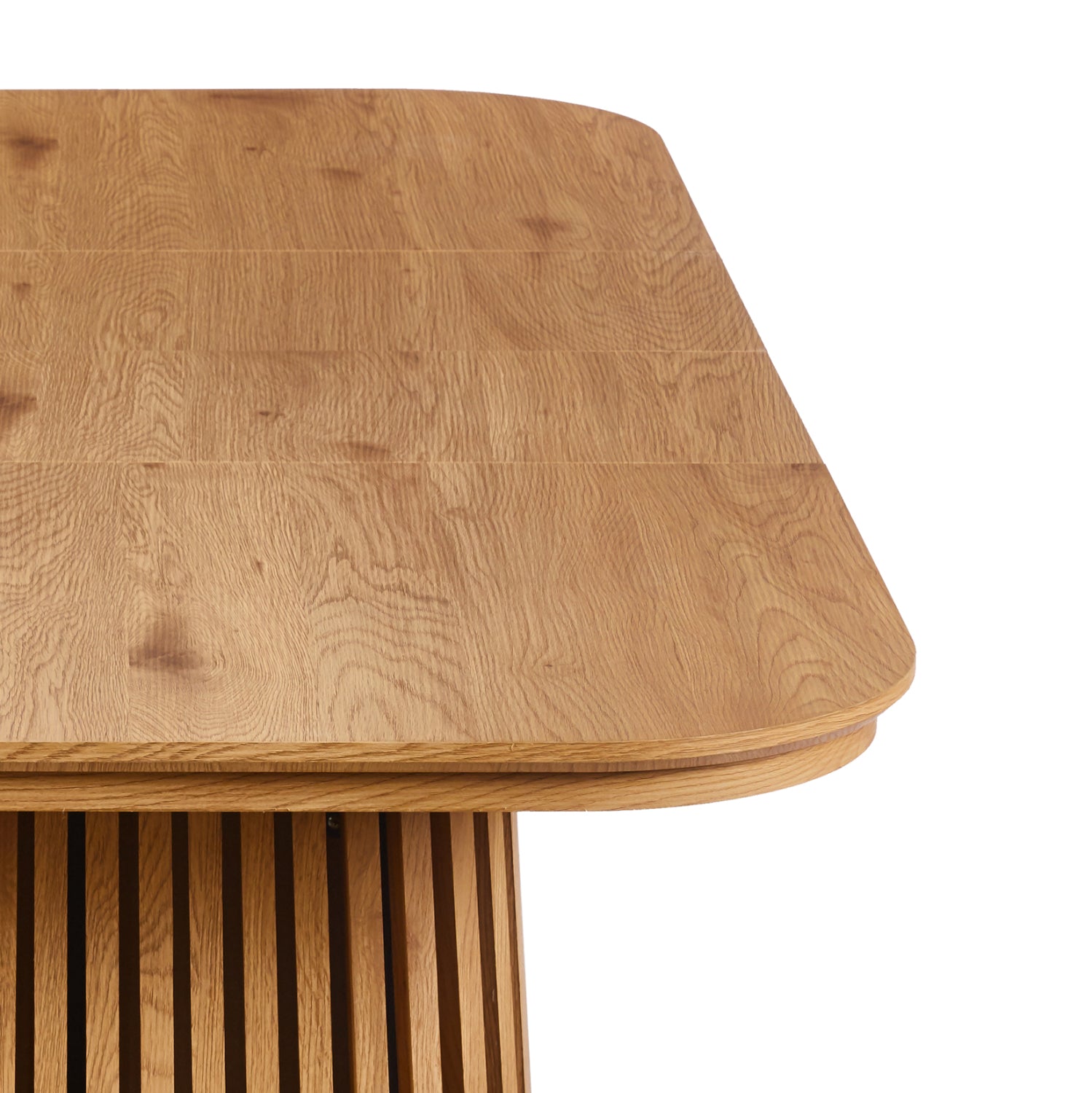 EXTENDABLE DINING TABLE VERLO HM18436 MDF IN NATURAL WOOD COLOR 120/150/180x90x75Hcm.