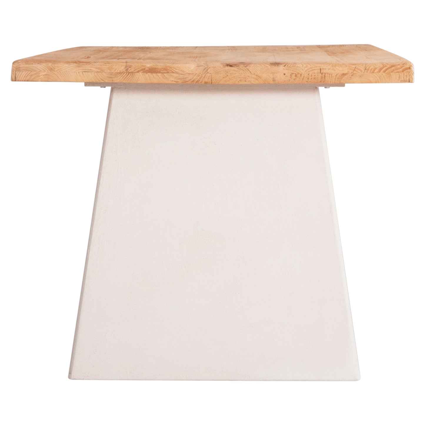 DINING TABLE SERIES SANTORINI HM18042 FIR WOOD TABLETOP-MDF LEGS IN OFF WHITE 180x90x75Hcm.