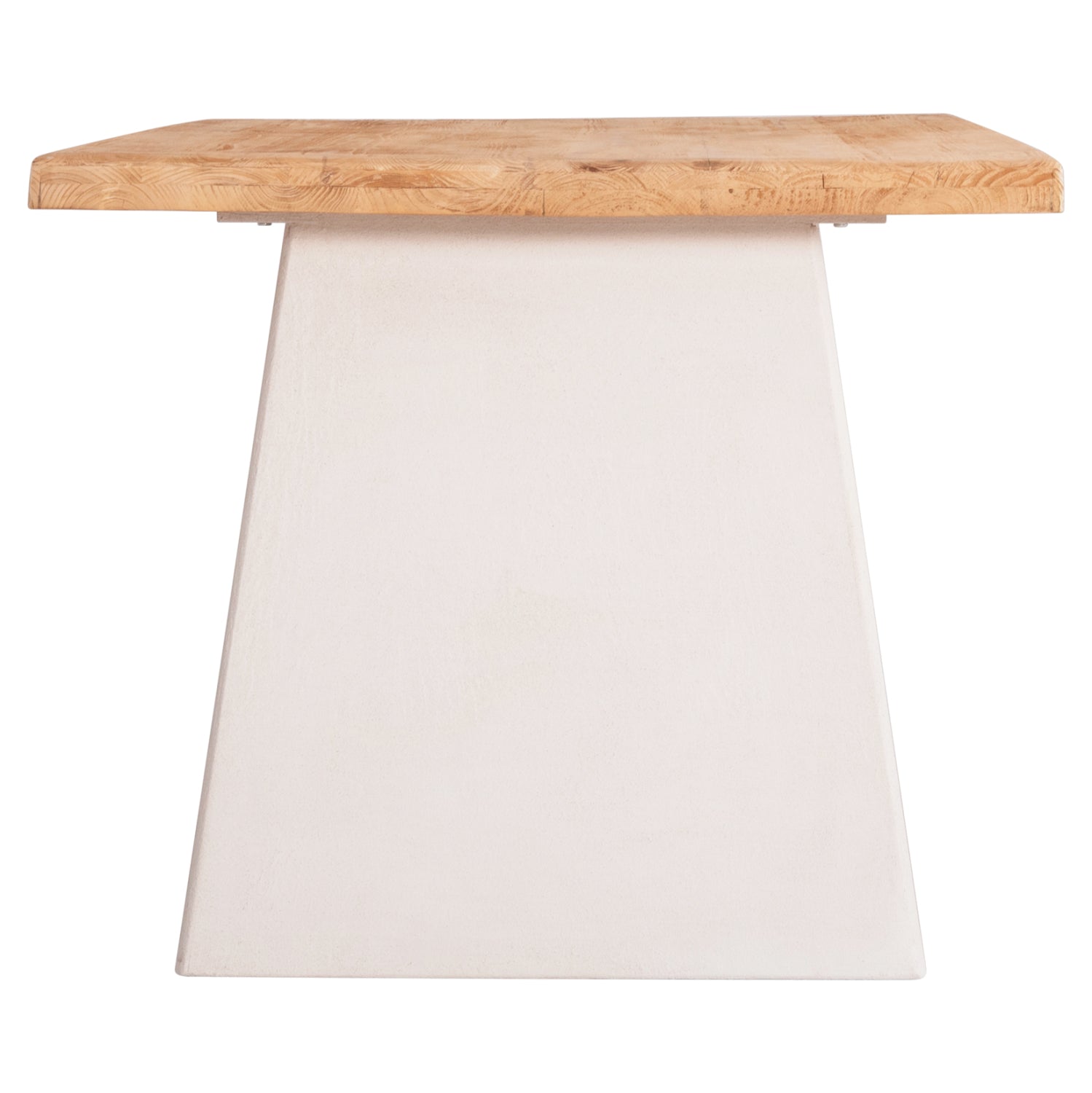 DINING TABLE SERIES SANTORINI HM18042 FIR WOOD TABLETOP-MDF LEGS IN OFF WHITE 180x90x75Hcm.