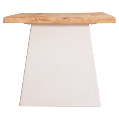 DINING TABLE SERIES SANTORINI HM18042 FIR WOOD TABLETOP-MDF LEGS IN OFF WHITE 180x90x75Hcm.