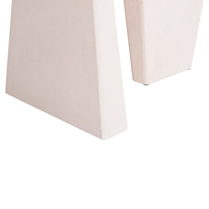 DINING TABLE SERIES SANTORINI HM18042 FIR WOOD TABLETOP-MDF LEGS IN OFF WHITE 180x90x75Hcm.