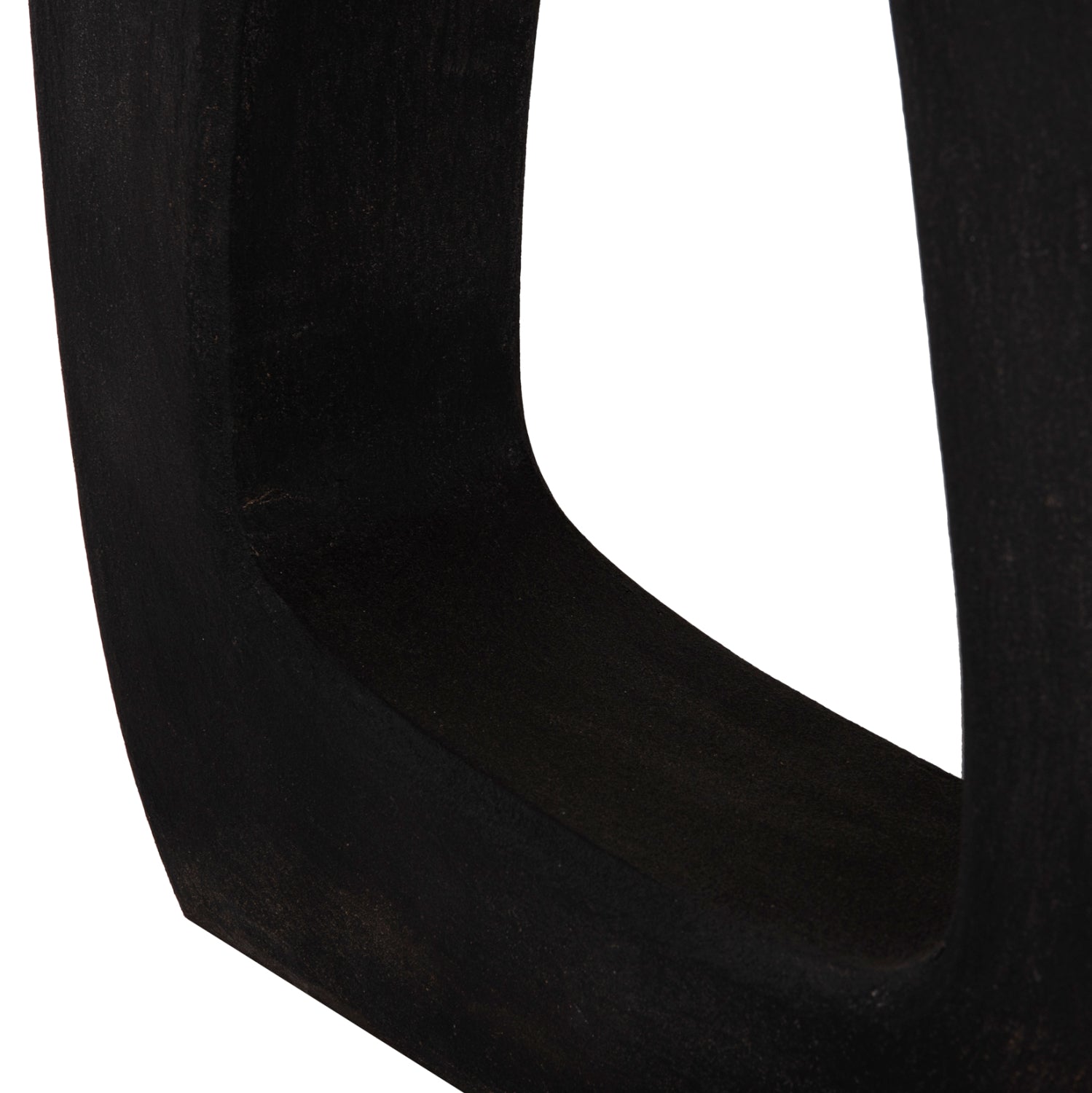 DINING TABLE SERIES SANTORINI HM18065 FIR WOOD TABLETOP-POLYRESIN LEGS IN BLACK 180x90x76Hcm.