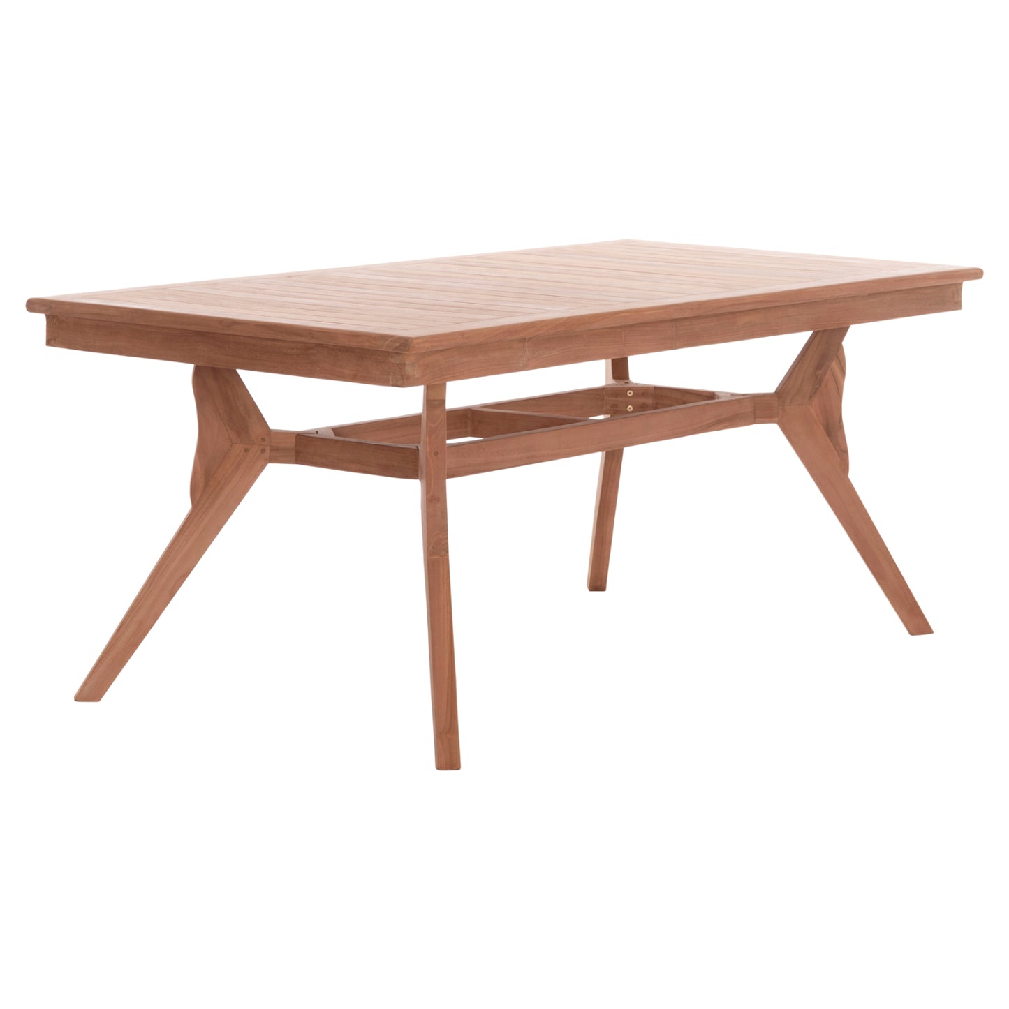 OUTDOOR DINING TABLE WONDER HM18116 TEAK WOOD--NATURAL COLOR 180x91x75Hcm.