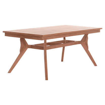 OUTDOOR DINING TABLE WONDER HM18116 TEAK WOOD--NATURAL COLOR 180x91x75Hcm.