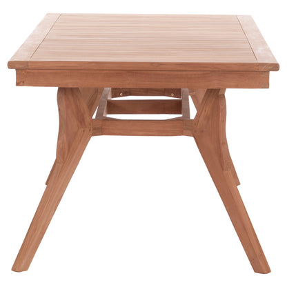 OUTDOOR DINING TABLE WONDER HM18116 TEAK WOOD--NATURAL COLOR 180x91x75Hcm.