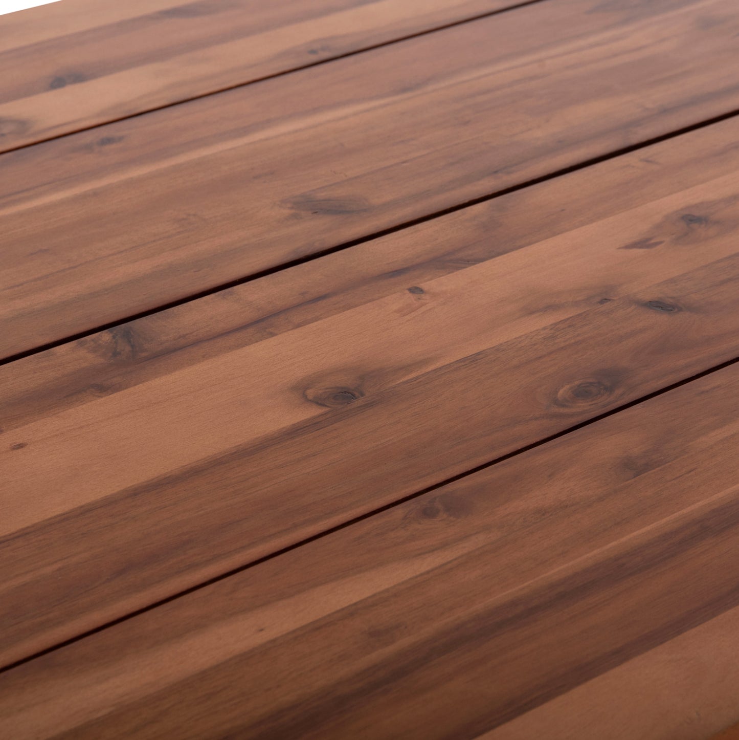 OUTDOOR DINING TABLE FRIGGO HM6296.02 ACACIA WOOD 2.6cm thick--METAL LEGS 140x80x76Hcm