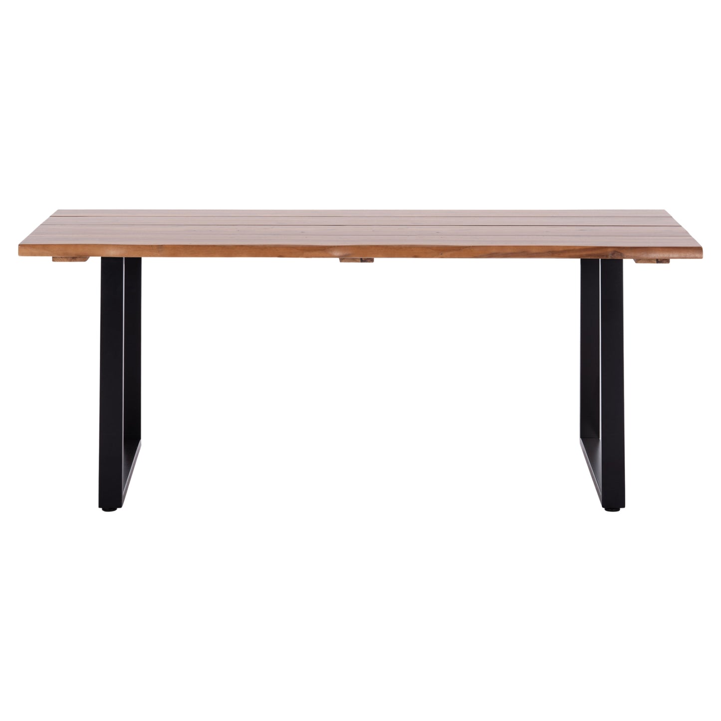 OUTDOOR DINING TABLE FRIGGO HM6298.02 ACACIA WOOD 2.6cm thick--METAL LEGS 200x100x76Hcm