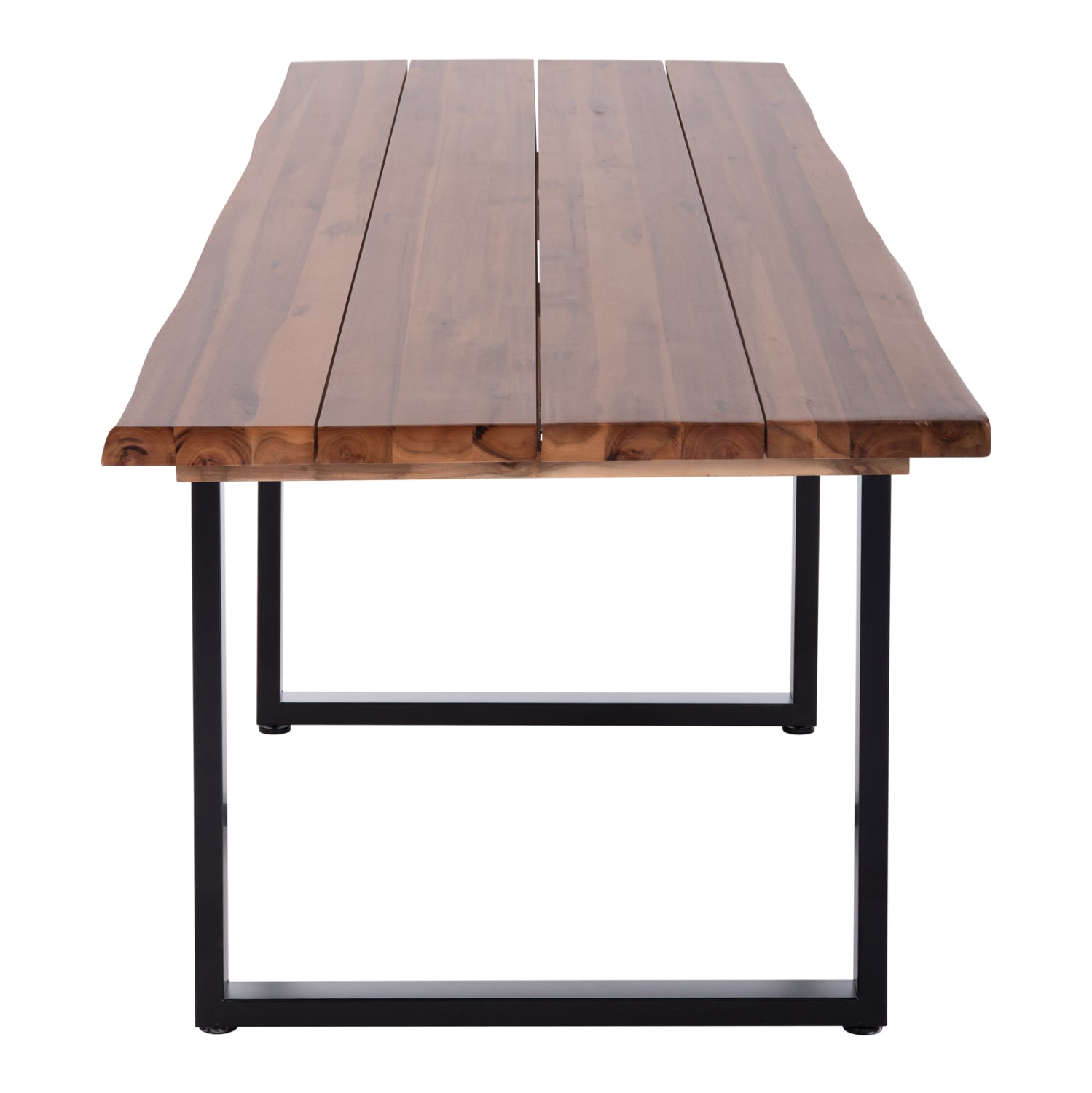 OUTDOOR DINING TABLE FRIGGO HM6298.02 ACACIA WOOD 2.6cm thick--METAL LEGS 200x100x76Hcm