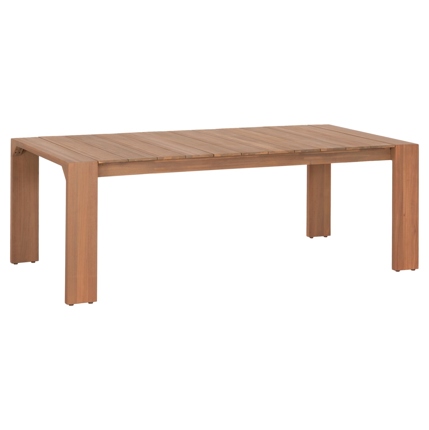 DINING TABLE FILEM HM6450 ACACIA WOOD IN LIGHT NATURAL WOOD 220x100x77Hcm.