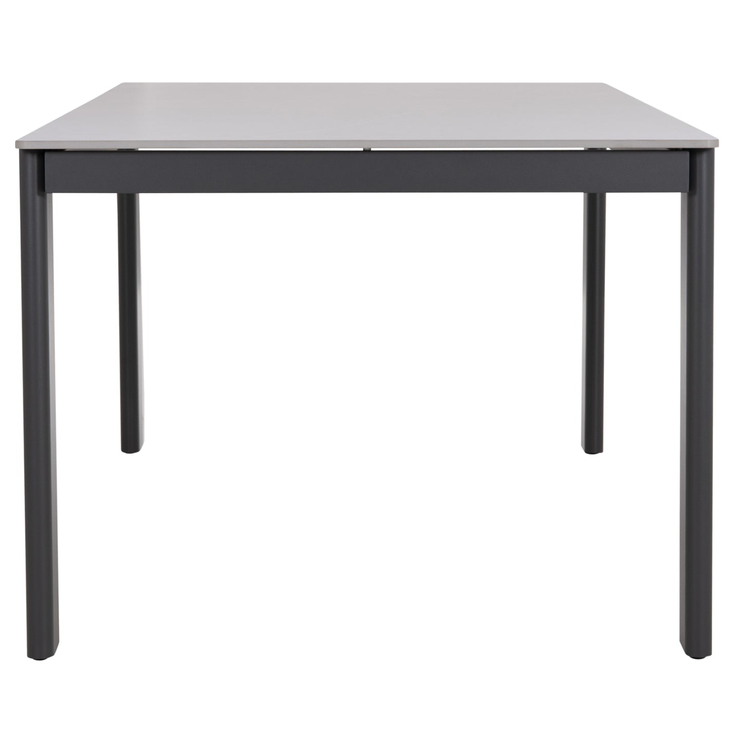 DINING TABLE PUNDER HM6483.01 ALUMINUM IN GREY--SINTERED STONE TOP 220x100x76Hcm.
