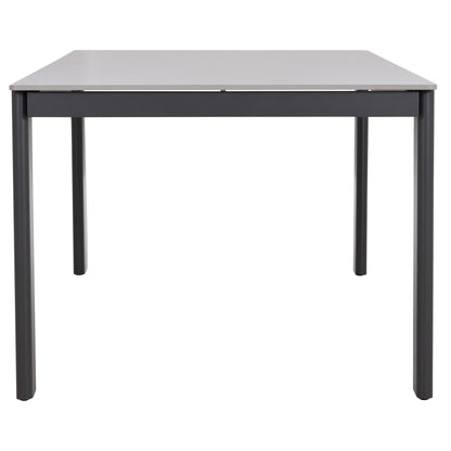 DINING TABLE PUNDER HM6483.01 ALUMINUM IN GREY--SINTERED STONE TOP 220x100x76Hcm.