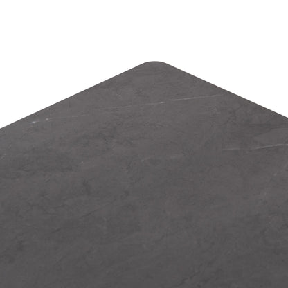 DINING TABLE PUNDER HM6483.01 ALUMINUM IN GREY--SINTERED STONE TOP 220x100x76Hcm.