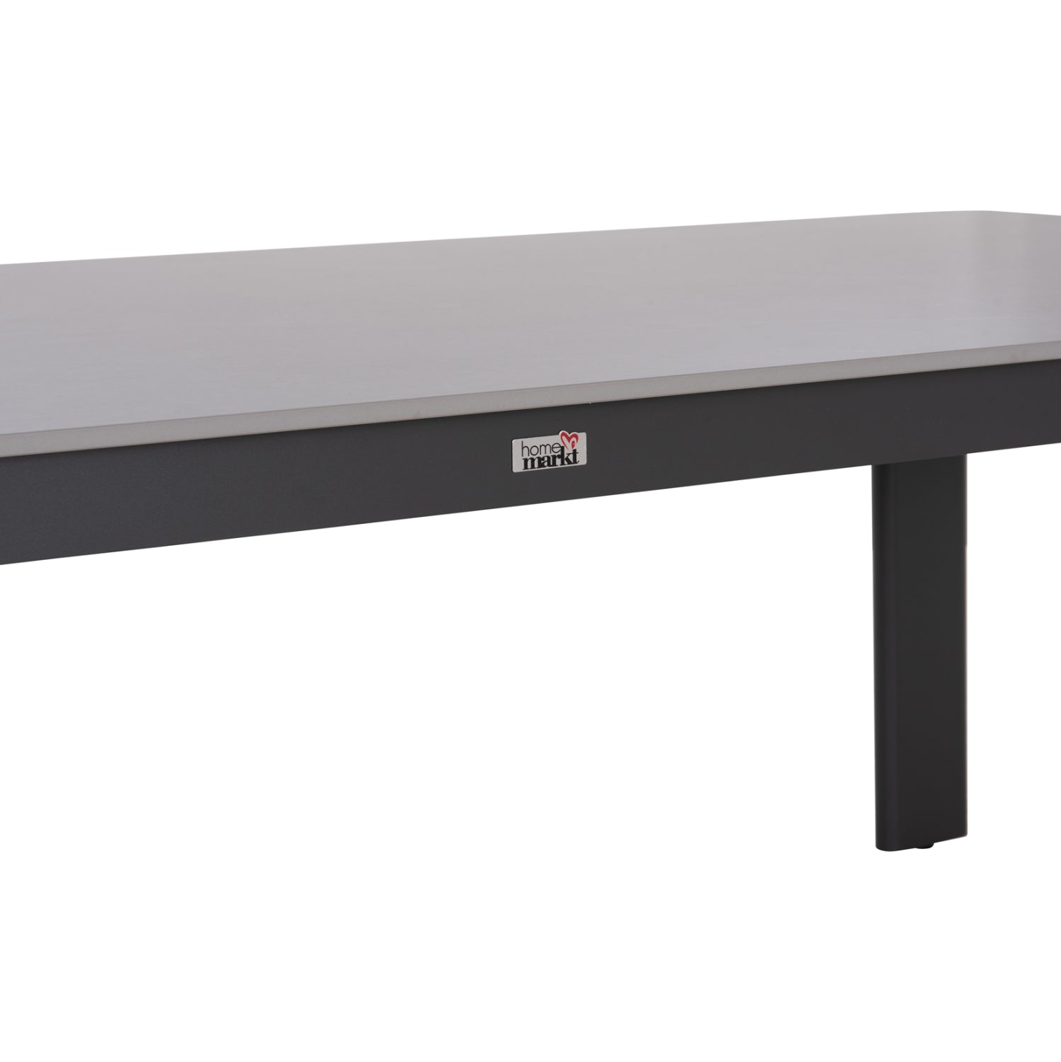 DINING TABLE PUNDER HM6483.01 ALUMINUM IN GREY--SINTERED STONE TOP 220x100x76Hcm.