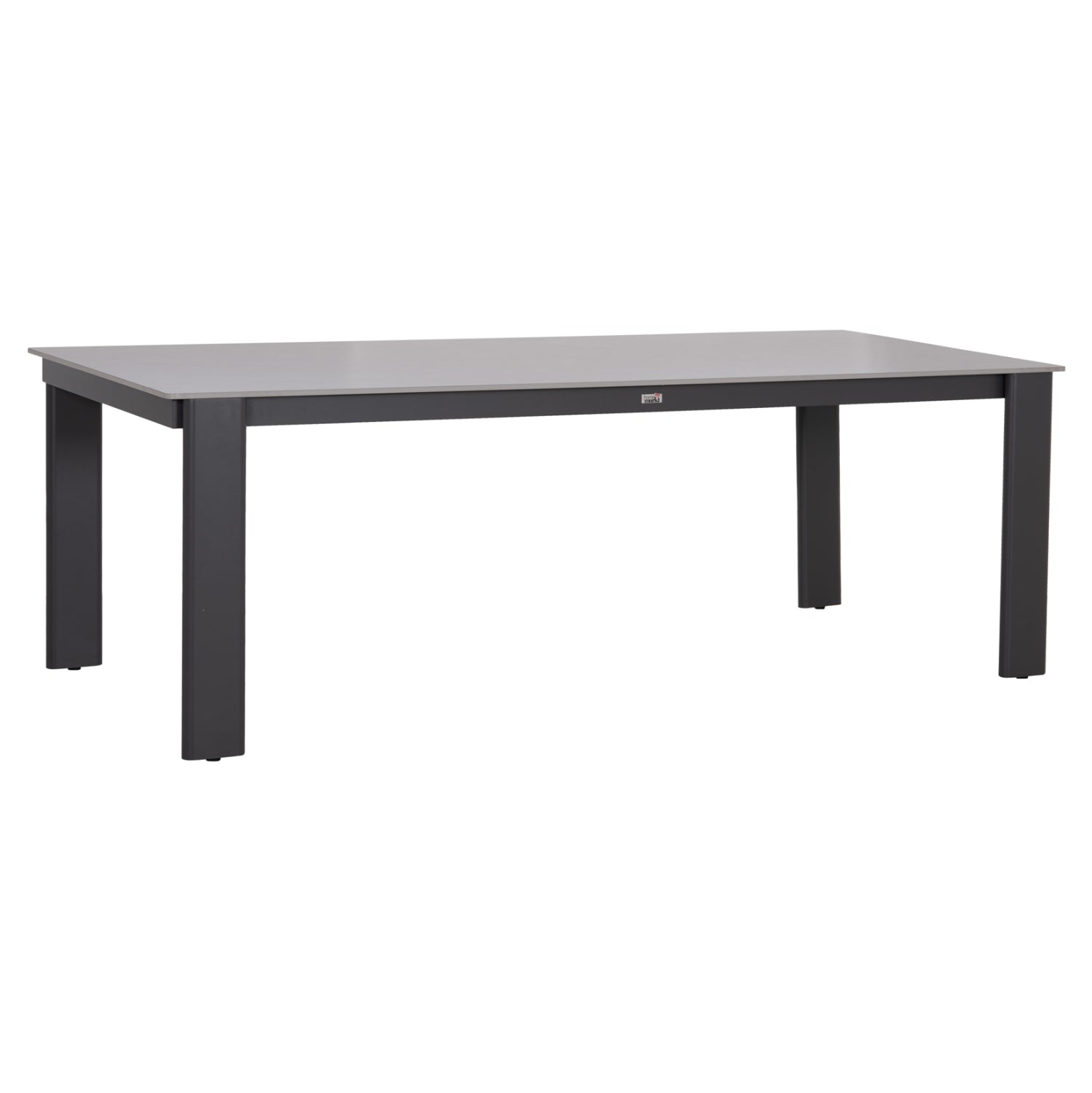 DINING TABLE PUNDER HM6483.01 ALUMINUM IN GREY--SINTERED STONE TOP 220x100x76Hcm.