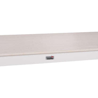 DINING TABLE PUNDER HM6483.02 ALUMINUM IN CREAM WHITE--SINTERED STONE TOP 220x100x76Hcm.