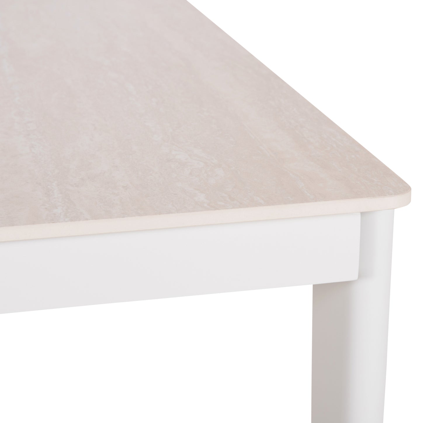 DINING TABLE PUNDER HM6483.02 ALUMINUM IN CREAM WHITE--SINTERED STONE TOP 220x100x76Hcm.