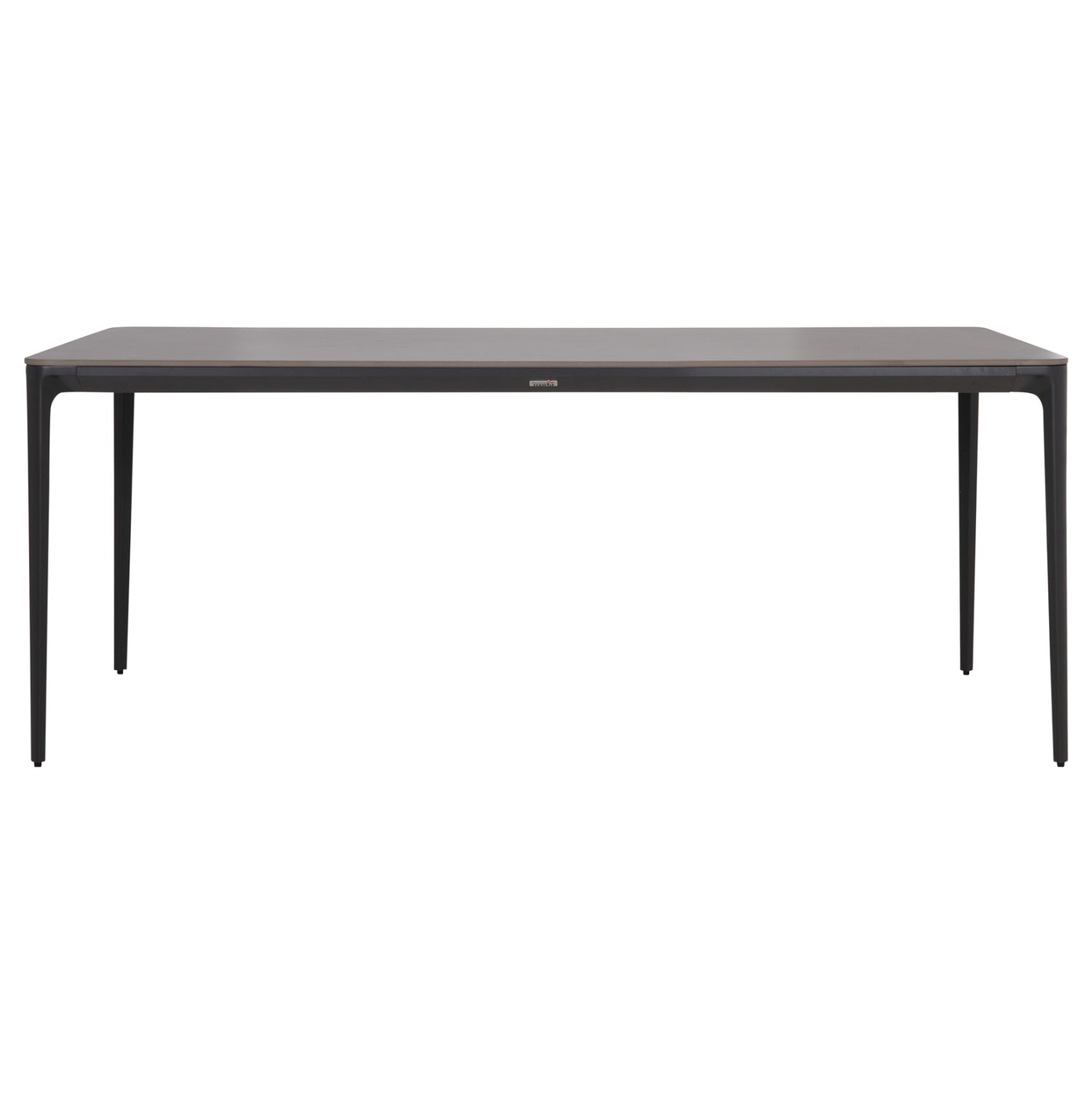 DINING TABLE STAD HM6557.01 GREY ALUMINUM FRAME & SINTERED STONE TOP 180x90x75Hcm.