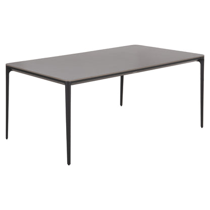 DINING TABLE STAD HM6557.01 GREY ALUMINUM FRAME & SINTERED STONE TOP 180x90x75Hcm.