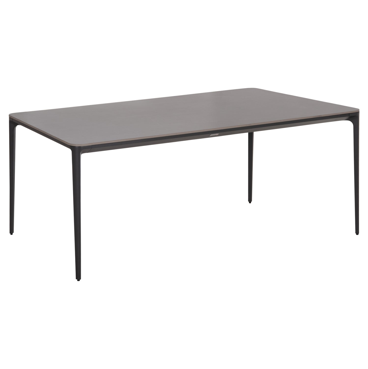DINING TABLE STAD HM6557.01 GREY ALUMINUM FRAME & SINTERED STONE TOP 180x90x75Hcm.