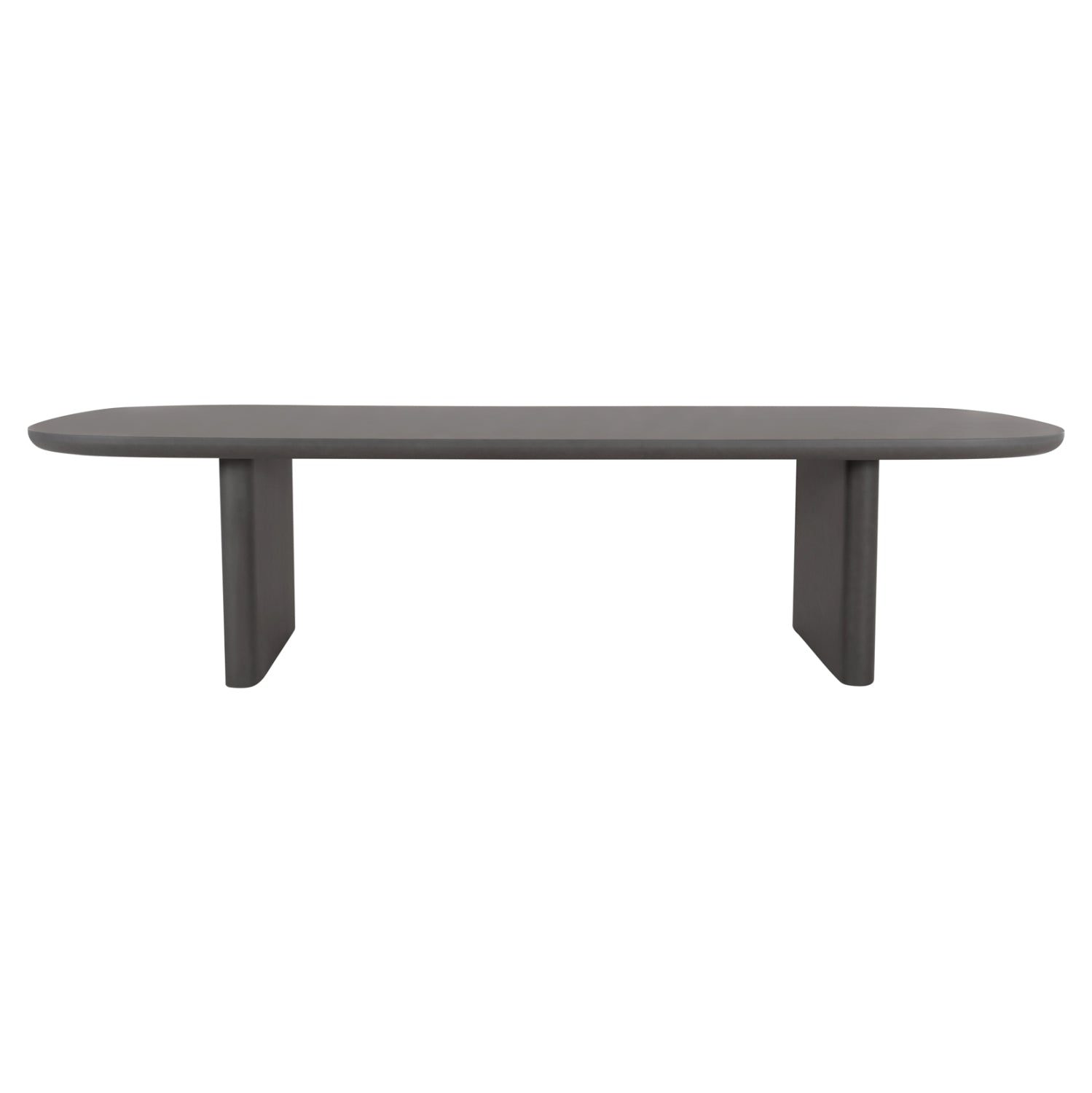 DINING TABLE AZAMI HM6601.01 GREY FIBER CEMENT 300x112x75Hcm