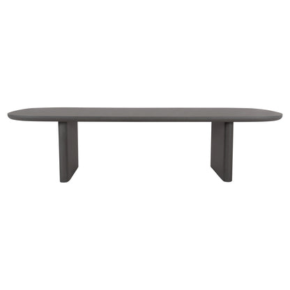 DINING TABLE AZAMI HM6601.01 GREY FIBER CEMENT 300x112x75Hcm