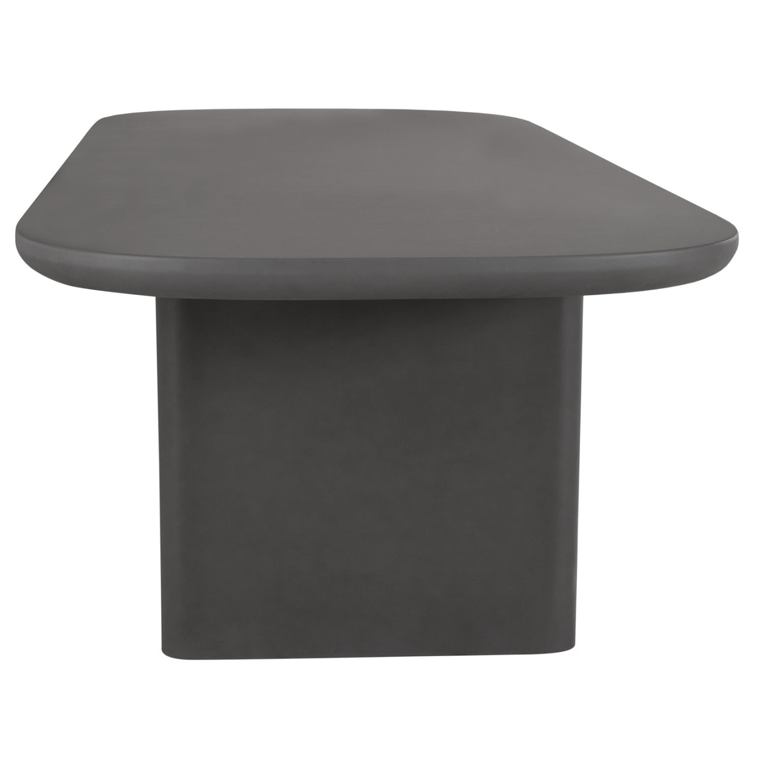 DINING TABLE AZAMI HM6601.01 GREY FIBER CEMENT 300x112x75Hcm