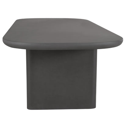 DINING TABLE AZAMI HM6601.01 GREY FIBER CEMENT 300x112x75Hcm