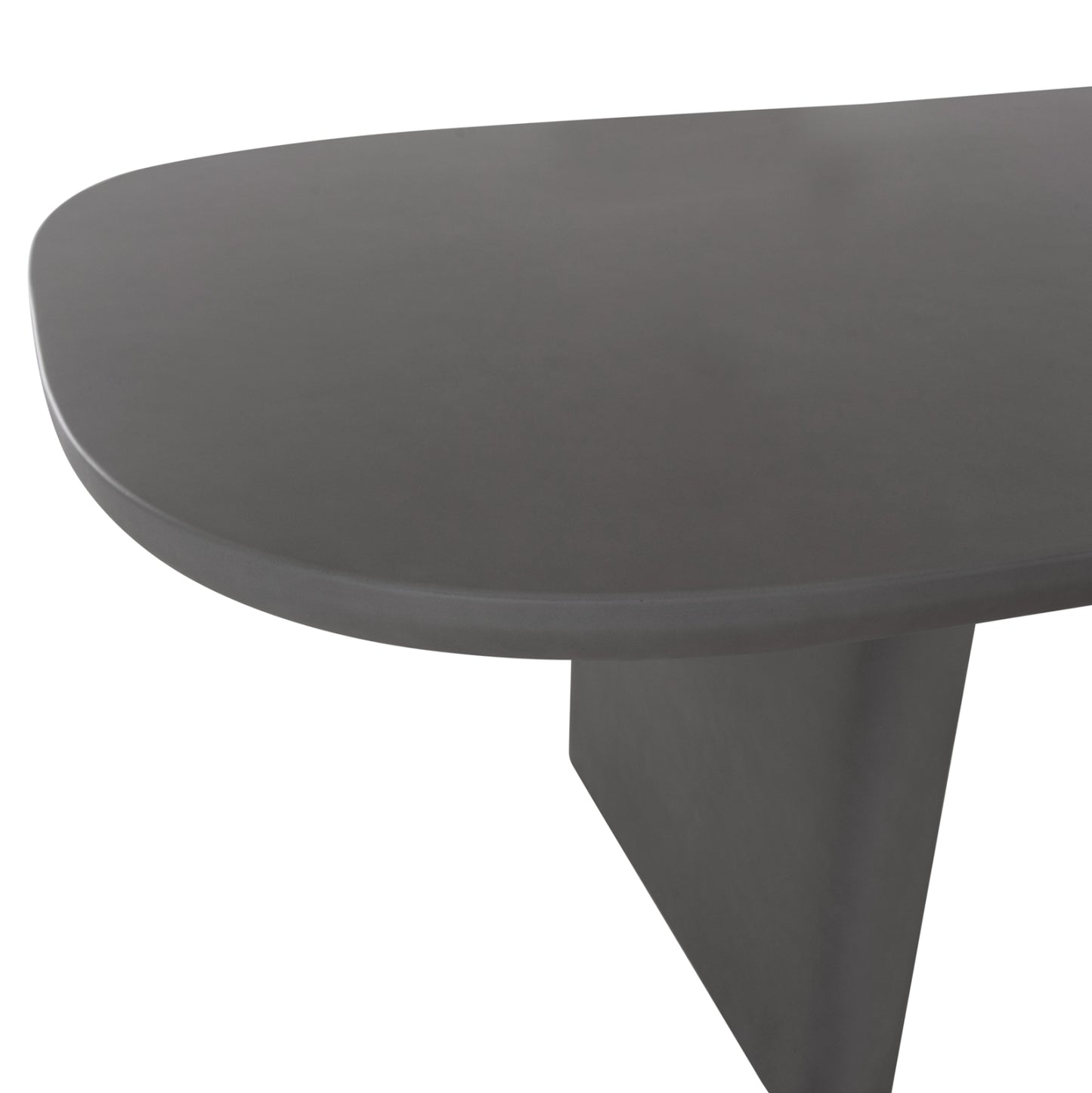 DINING TABLE AZAMI HM6601.01 GREY FIBER CEMENT 300x112x75Hcm