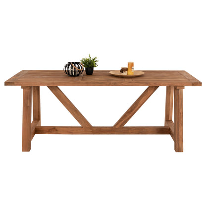 DINING TABLE HM7922 RECYCLED TEAK IN NATURAL COLOR 200X100X75Hcm.