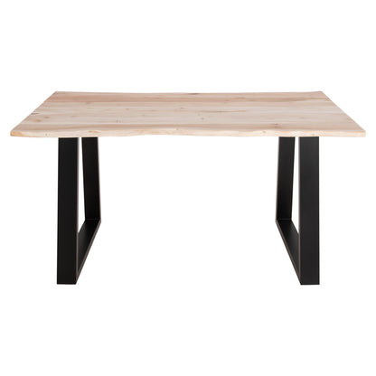 DINING TABLE MONTANA SLIM HM8163.21 ACACIA WOOD IN LIGHT NATURAL COLOR 140x80x77Hcm.