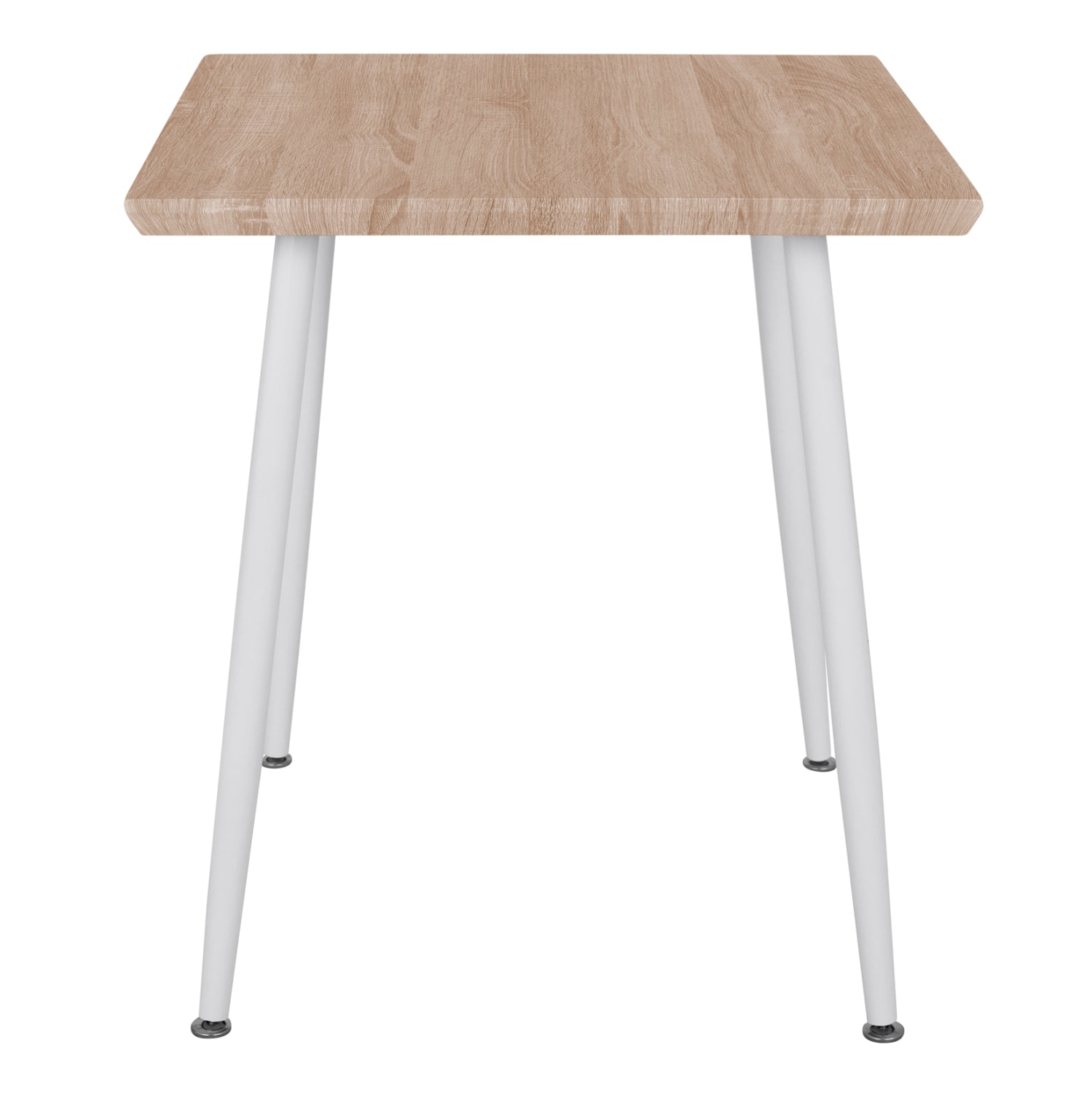 Dining Table PALOMA HM8335.02, 70x70x76.5, sonoma, white legs