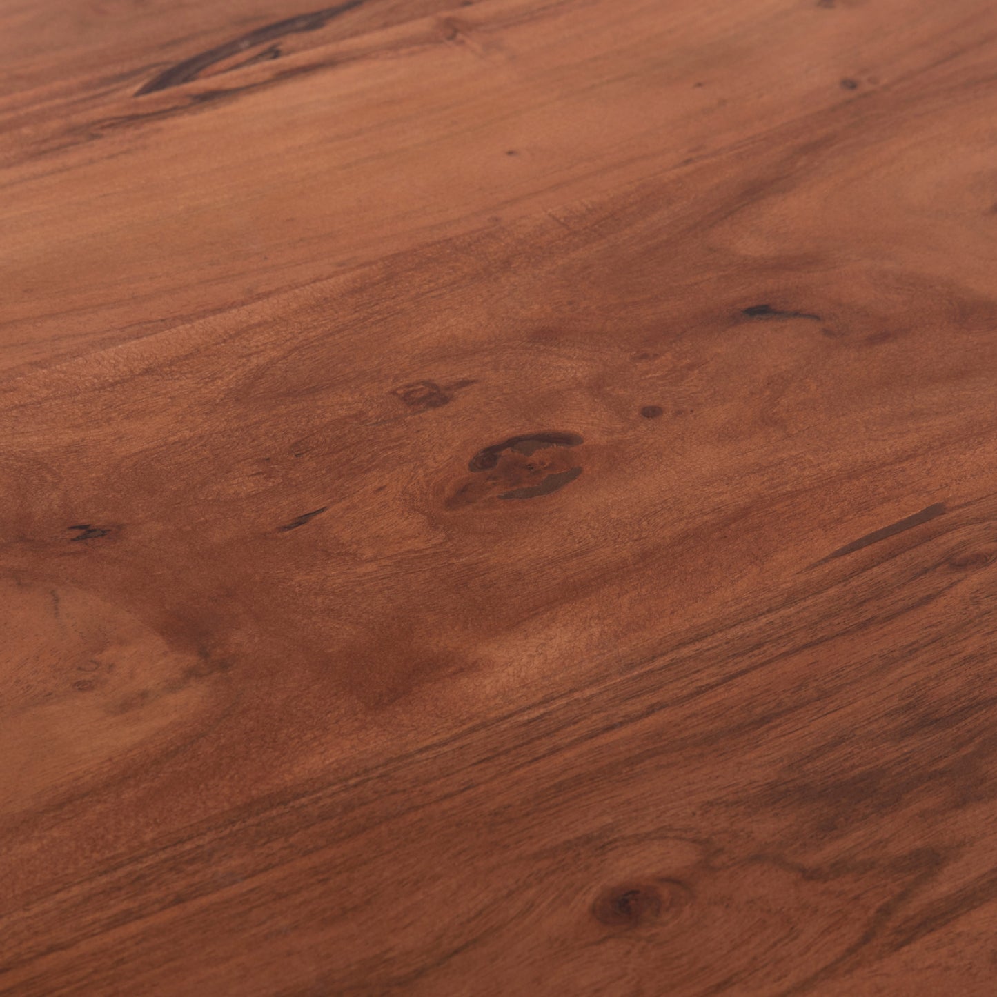 DINING TABLE MONTANA HM8336.12 ACACIA WOOD-4cm TOP THICKNESS--WHITE LEGS 160x90x77Hcm.