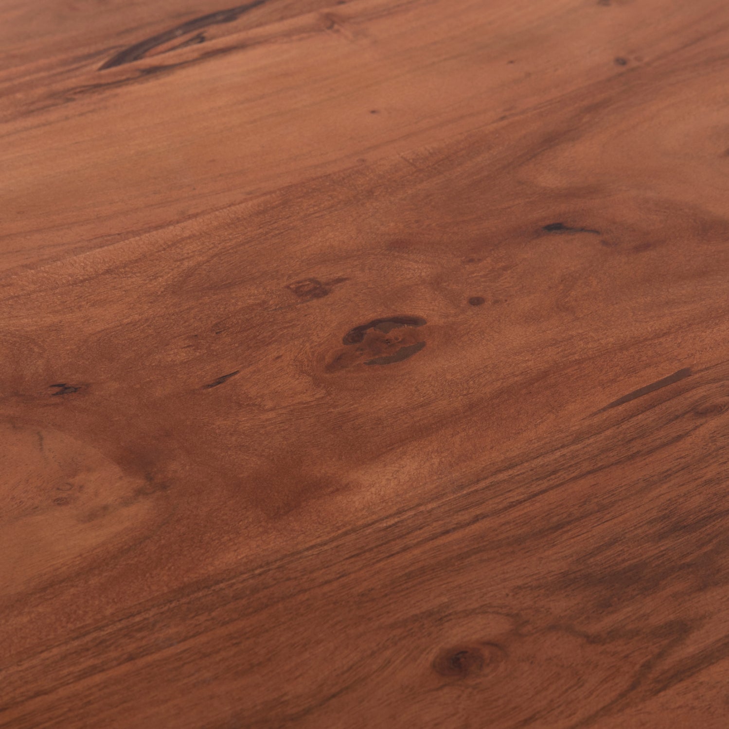 DINING TABLE MONTANA HM8336.12 ACACIA WOOD-4cm TOP THICKNESS--WHITE LEGS 160x90x77Hcm.