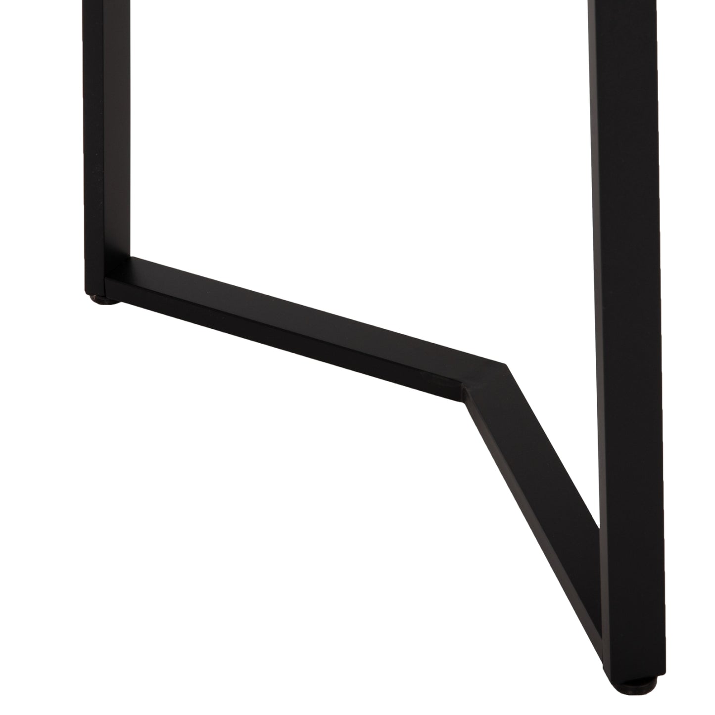 DINING TABLE JAY HM9531 WALNUT COLORED MDF-BLACK METAL LEGS 120x70x76Hcm.