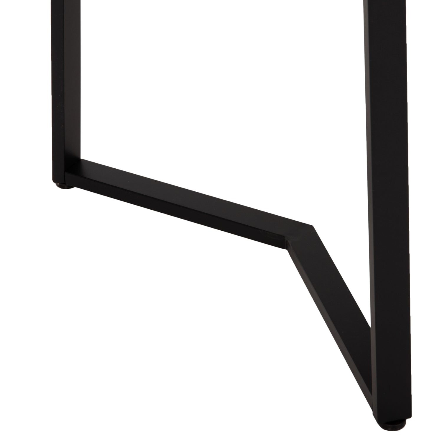 DINING TABLE JAY HM9531 WALNUT COLORED MDF-BLACK METAL LEGS 120x70x76Hcm.