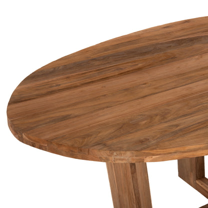 DINING TABLE CARIB HM9560 OVAL RECYCLED TEAK IN NATURAL 250x110x78Hcm.