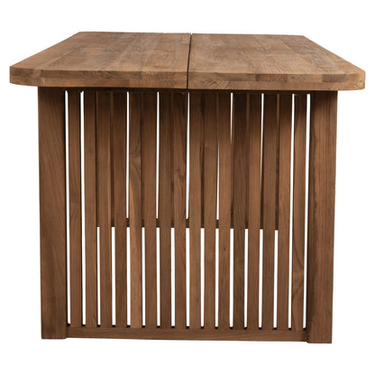 DINING TABLE BONTANG HM9641 RECYCLED TEAK IN NATURAL RUSTIC COLOR 200x90x76Hcm.